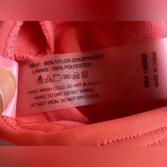 Juicy Couture Orange One Piece Swimsuit - Size L Tie Zipper Comfy Beach Summer - Picture 6 of 16